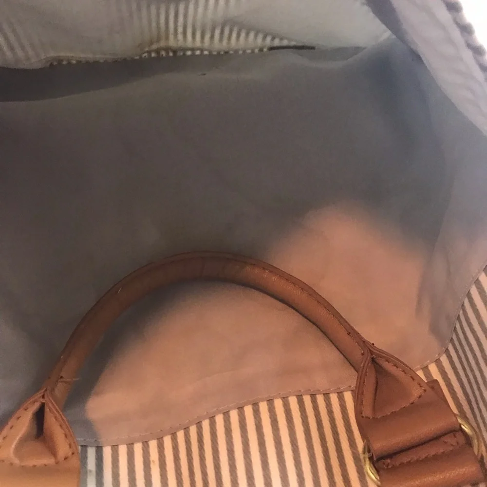 Skip Hop striped diaper bag